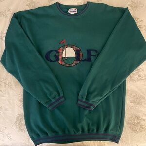 Green Golf Sweater